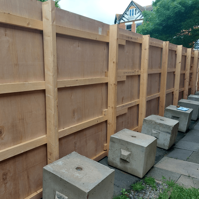 Concrete Blocks in Garden 2