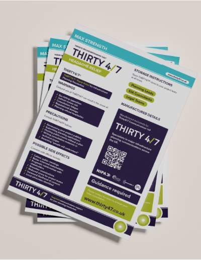 Colourful letter, with QR codes, heavy and not too text heavy.